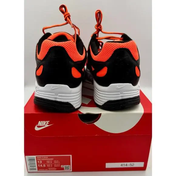 Nike P-6000 Size 13 Orange Black Hyper Cimson Black White CD6404 801 # 414 - Picture 5 of 8
